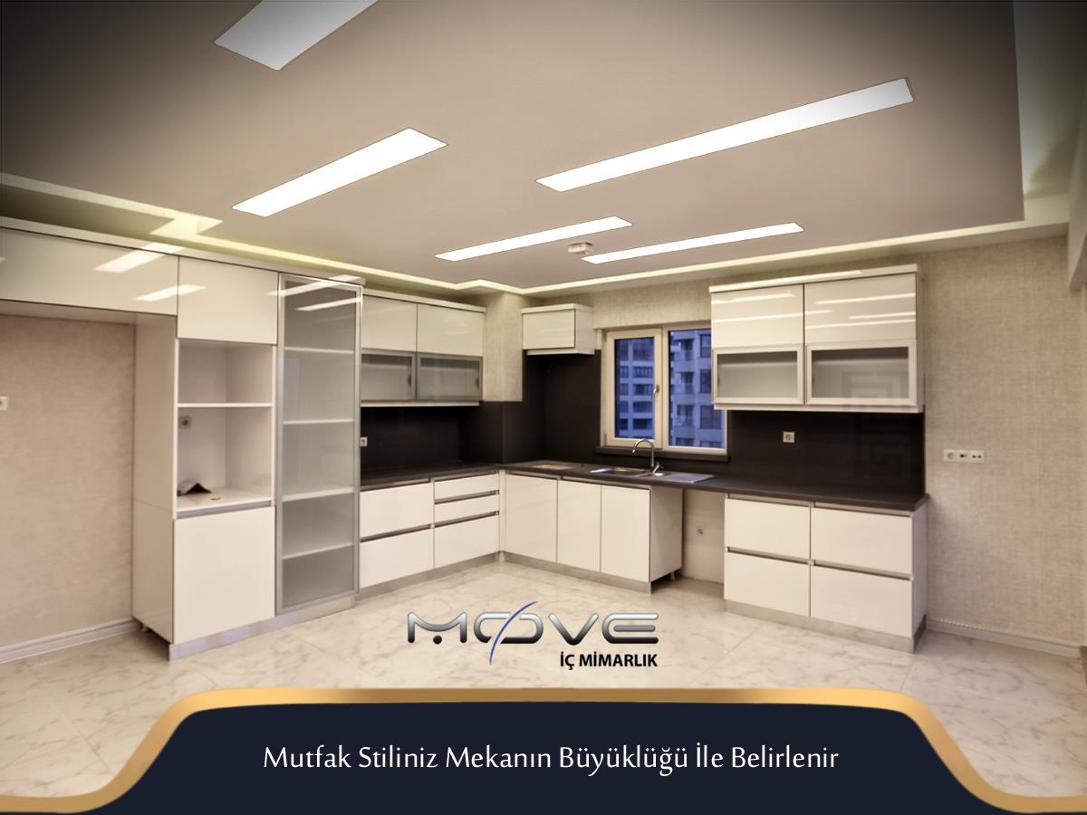 Mutfak Stiliniz Mekanın Büyüklüğü İle Belirlenir Mutfak Stiliniz Mekanın Büyüklüğü İle Belirlenir